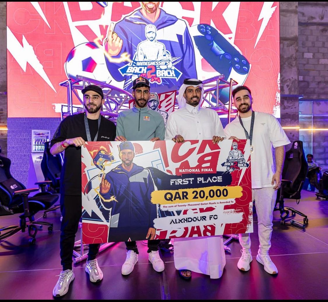 Alkhdour FC crowning ceremony at AAmeghssib's back2back